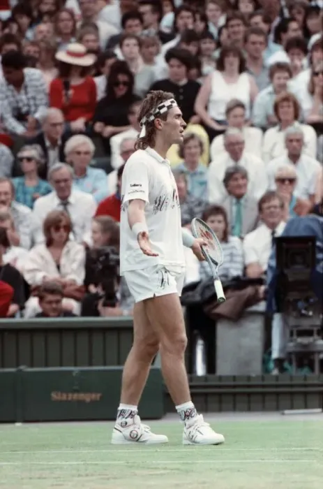 Framed Print : Wimbledon Tennis. Pat Cash. June 1988 88-3488-001 Framed Print : Wimbledon Tennis. Pat Cash. June 1988 88-3488-001