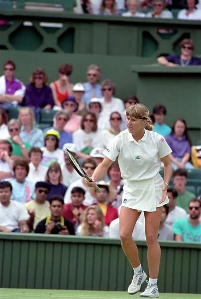 Wimbledon Tennis. Steffi Graf. July 1991 91-4197-121