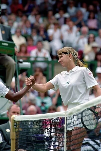 Wimbledon Tennis. Steffi Graf. July 1991 91-4197-109