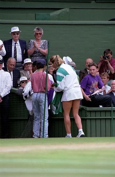 Wimbledon Tennis. Steffi Graf. July 1991 91-4197-105