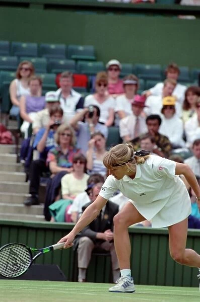 Wimbledon Tennis. Steffi Graf. July 1991 91-4197-119