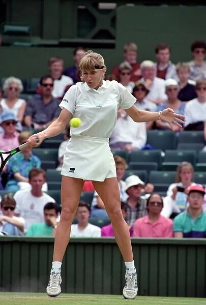 Wimbledon Tennis. Zina Garrison v. Steffi Graf. July 1991 91-4197-165
