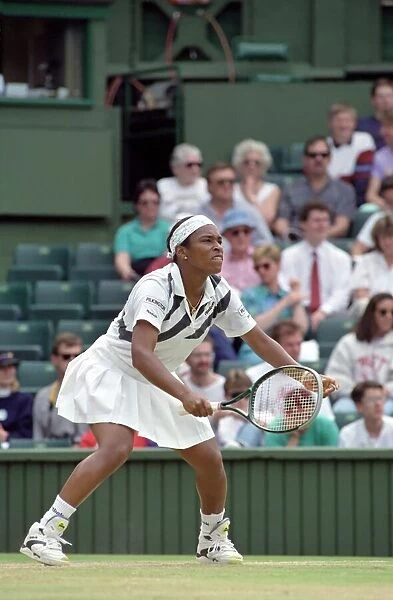Wimbledon Tennis. Zina Garrison v. Steffi Graf. July 1991 91-4197-173