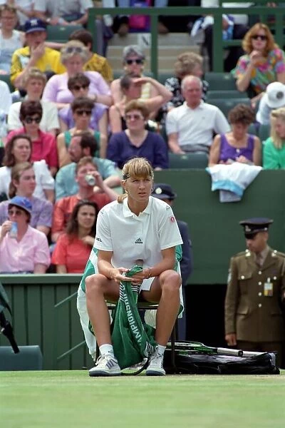 Wimbledon Tennis. Zina Garrison v. Steffi Graf. July 1991 91-4197-182