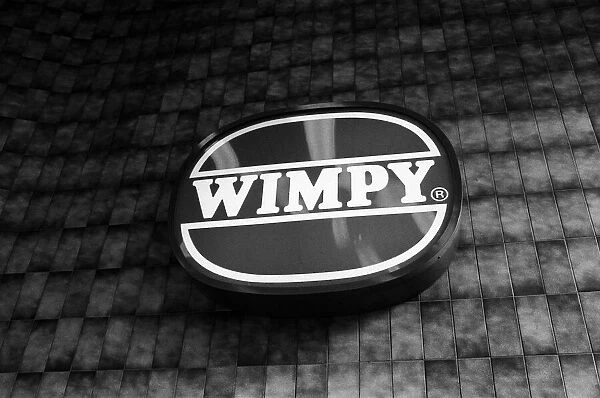 Wimpy restaurant, Londons West End. 11th January 1981