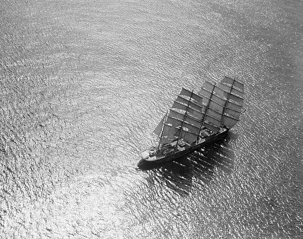The windjammer Olive Bank seen here in the English Channel Transport Ships Tall