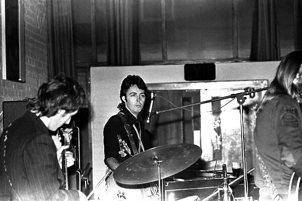 Wings play at the Newcastle University 13 February 1972 - Paul McCartney