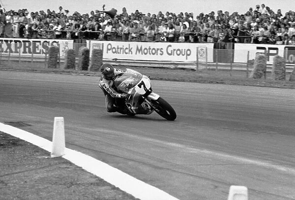 Winner of the John Player Grand Prix, World Champion Barry Sheene in action at