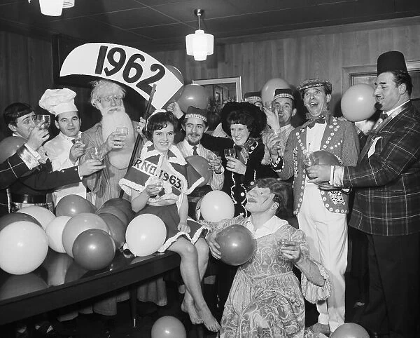 Winner of 'The Miss 1963'competition held during the New Year Eve ball at