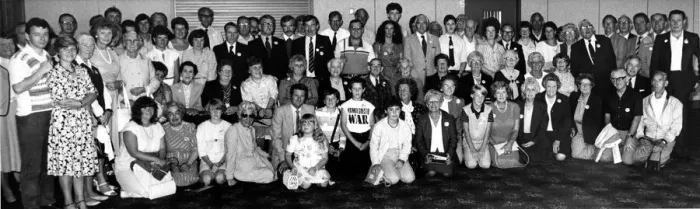 Framed Print : Winners of the Evening Chronicle competition to win a flight on Concorde in August 1984 Framed Print : Winners of the Evening Chronicle competition to win a flight on Concorde in August 1984