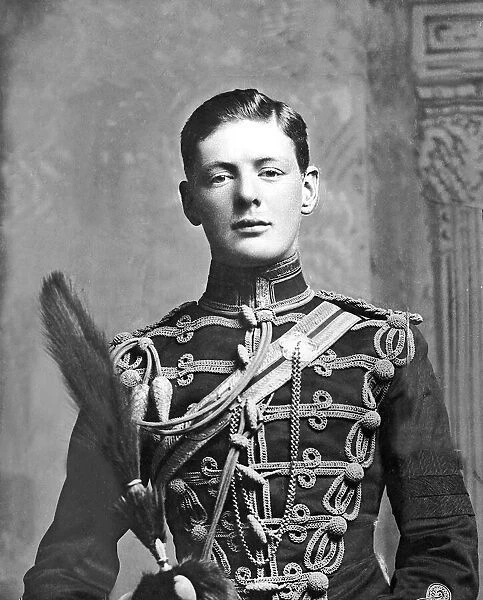 Winston Churchill as a Lieutenant in the 4th Queens Own Hussars, 1895