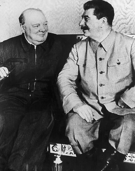 Winston Churchill seen here with Marshal Joesf Stalin seen here during the prime