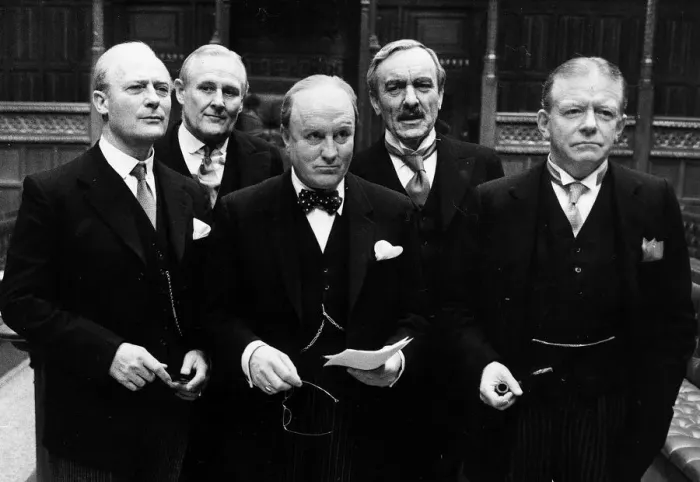 Framed Print : Winston Churchill The Wilderness Years Television programme Framed Print : Winston Churchill The Wilderness Years Television programme