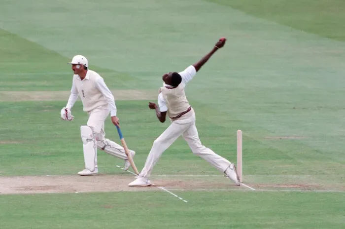 Framed Print : The Wisden Trophy - 2nd Test, England V West Indies. West Indian bowler Curtly Ambrose Framed Print : The Wisden Trophy - 2nd Test, England V West Indies. West Indian bowler Curtly Ambrose