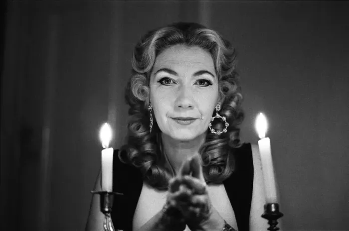 Framed Print : Witch, Mrs Patricia Crowther, High Priestess of the Moon Goddess pictured at her Framed Print : Witch, Mrs Patricia Crowther, High Priestess of the Moon Goddess pictured at her