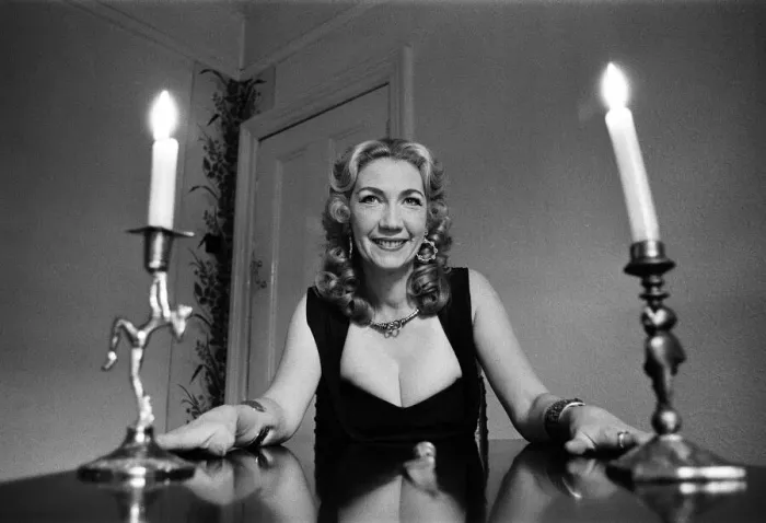 Framed Print : Witch, Mrs Patricia Crowther, High Priestess of the Moon Goddess pictured at her Framed Print : Witch, Mrs Patricia Crowther, High Priestess of the Moon Goddess pictured at her