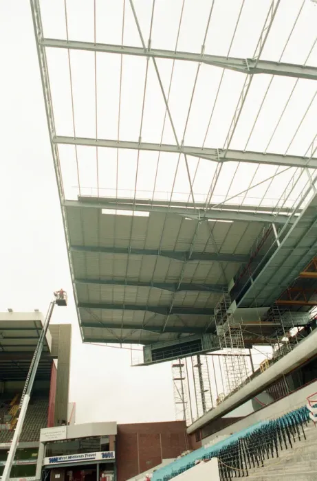 Framed Print : Witton Lane Stand Redevelopment, Aston Villa Football Club, Wednesday 4th August 1993 Framed Print : Witton Lane Stand Redevelopment, Aston Villa Football Club, Wednesday 4th August 1993