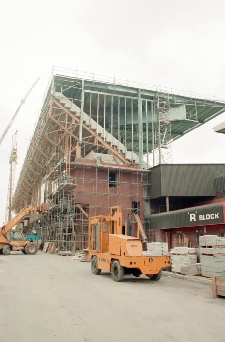 Framed Print : Witton Lane Stand Redevelopment, Aston Villa Football Club, Wednesday 4th August 1993 Framed Print : Witton Lane Stand Redevelopment, Aston Villa Football Club, Wednesday 4th August 1993