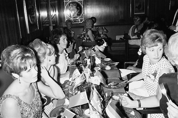 Wives of England Players enjoy World Cup Banquet at the Royal Garden Hotel in Kensington