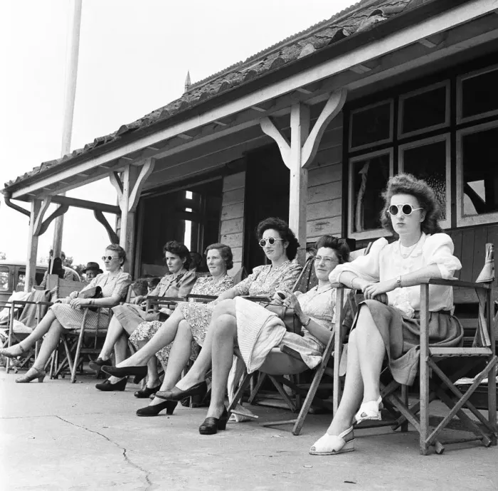 Framed Print : The wives of the local cricket team at Meopham one of the oldest teams in Kent seen here Framed Print : The wives of the local cricket team at Meopham one of the oldest teams in Kent seen here
