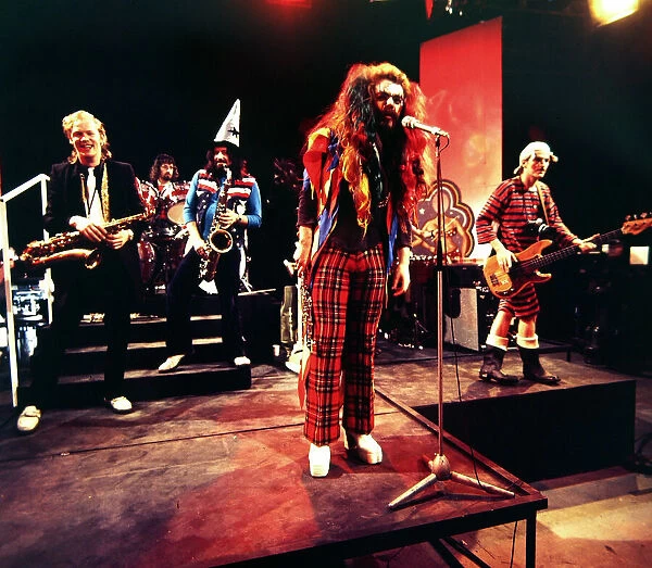 Wizard - Pop Group seen here during rehearsals for the BBC television programme Top