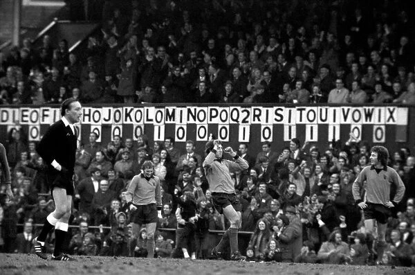 Wolverhampton Wanderers 2 v. Chelsea F. C. 0. December 1973