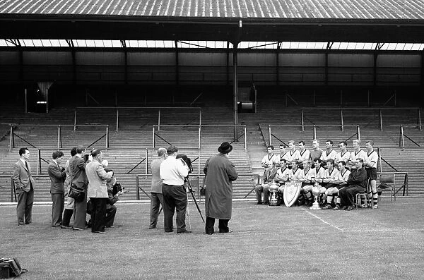 Wolverhampton Wanderers F. C. photo shoot. 30th July 1959