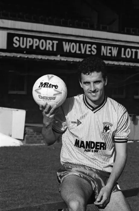 Framed Print : Wolverhampton Wanderers F. Cs new signing, Paul Cook, at the Molineux Stadium