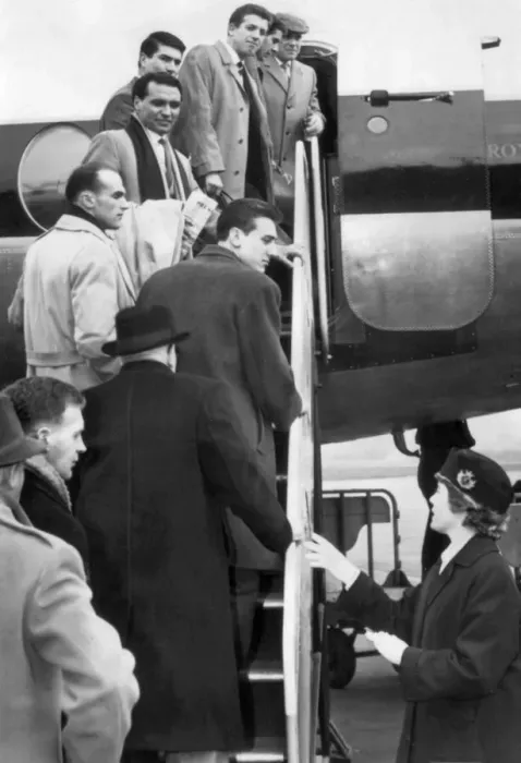 Framed Print : Wolverhampton Wanderers Wolves boarding the plane at Elmdon Airport for Barcelona Framed Print : Wolverhampton Wanderers Wolves boarding the plane at Elmdon Airport for Barcelona