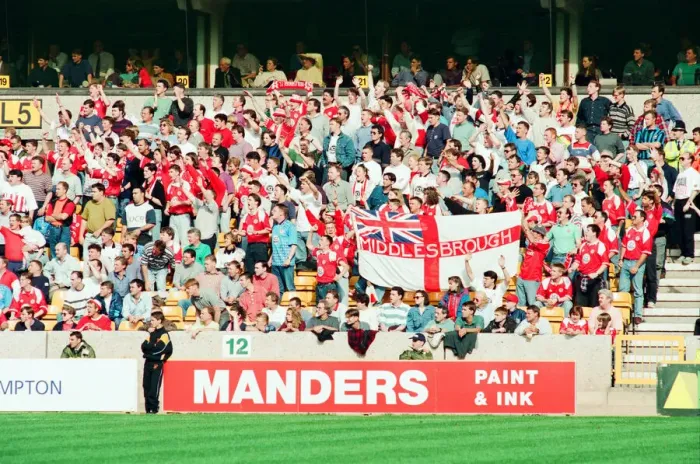 Framed Print : Wolves 2-3 Middlesbrough, League match at Ayresome Park, Saturday 28th August 1993