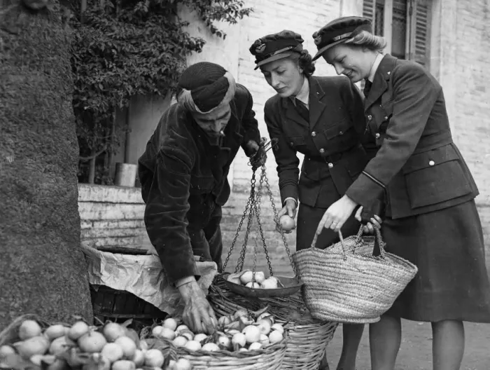 Framed Print : Several Women Auxiliary Air Force (WaF) officers flew out direct from England to take Framed Print : Several Women Auxiliary Air Force (WaF) officers flew out direct from England to take