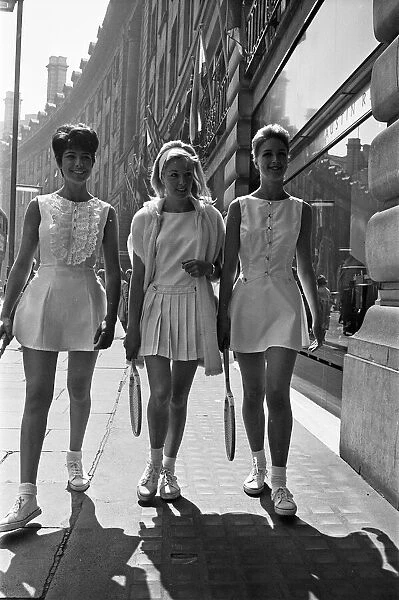Women modelling Fred Perry garments in Londons West End. 12th June 1963