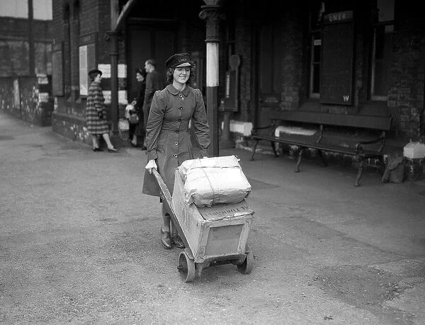 Women Railway Porter, 1941 women doing mens jobs during the war years Women
