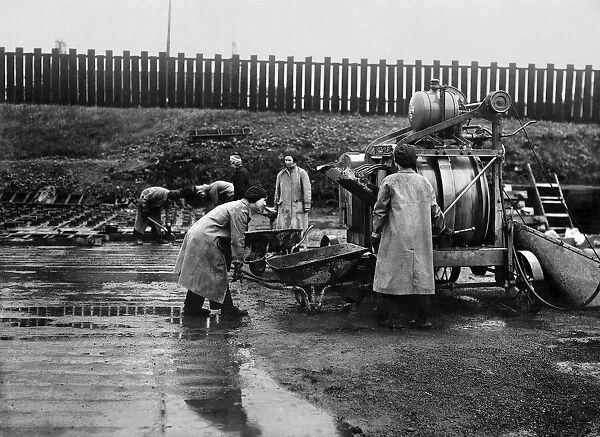 Women working in a rail yard. May 1943 P012050