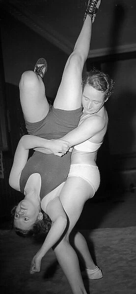 Women Wrestling in 1941