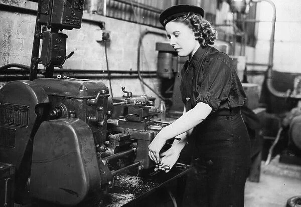 Women of the WRNS doing skilled jobs such as carpenters