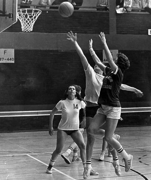 Womens Basketball Match, Teesside, 21st May 1975