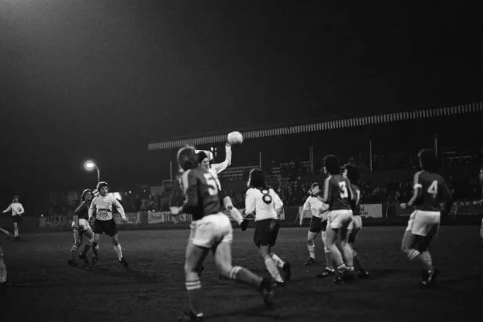 Framed Print : Womens International Football, England v France match. Final score 2- 0 to England Framed Print : Womens International Football, England v France match. Final score 2- 0 to England