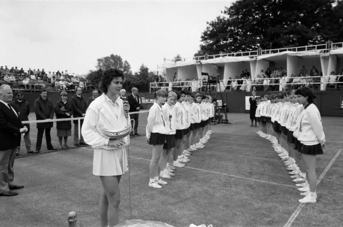 Framed Print : The Womens Singles final of the Dow Chemical Classic Tennis Tournament