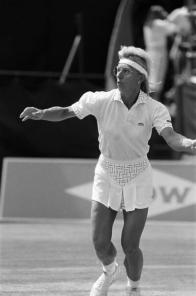 The Womens Singles final of the Dow Classic Tennis Tournament at the Edgbaston