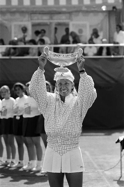 The Womens Singles final of the Dow Classic Tennis Tournament at the Edgbaston