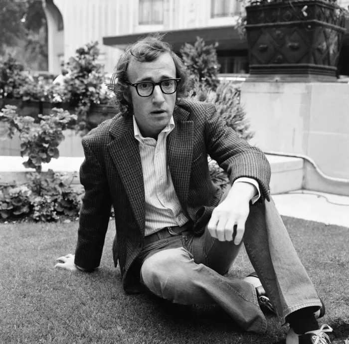 Framed Print : Woody Allen, comedian, actor and writer, in London, to promote his new film, Bananas Framed Print : Woody Allen, comedian, actor and writer, in London, to promote his new film, Bananas