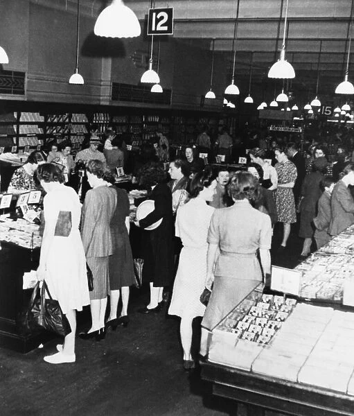 Woolworths in Reading prior to the out break of World War Two. Circa August 1939