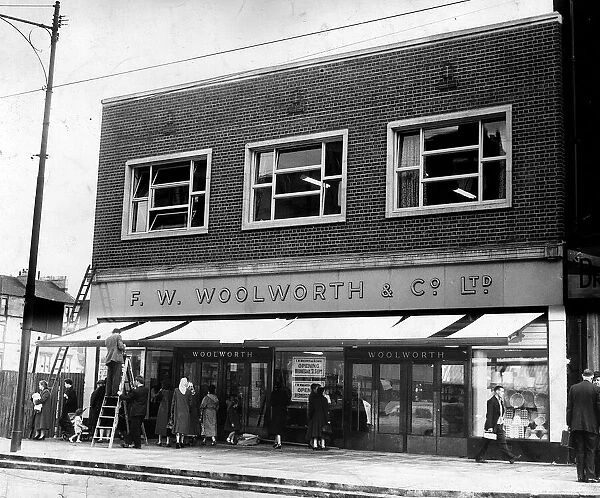 Woolworths September 1955 Woolworths on Paisley Road Toll 1955