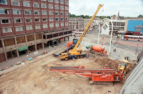 Work is underway on the extension to the Castlegate Shopping Centre which is being
