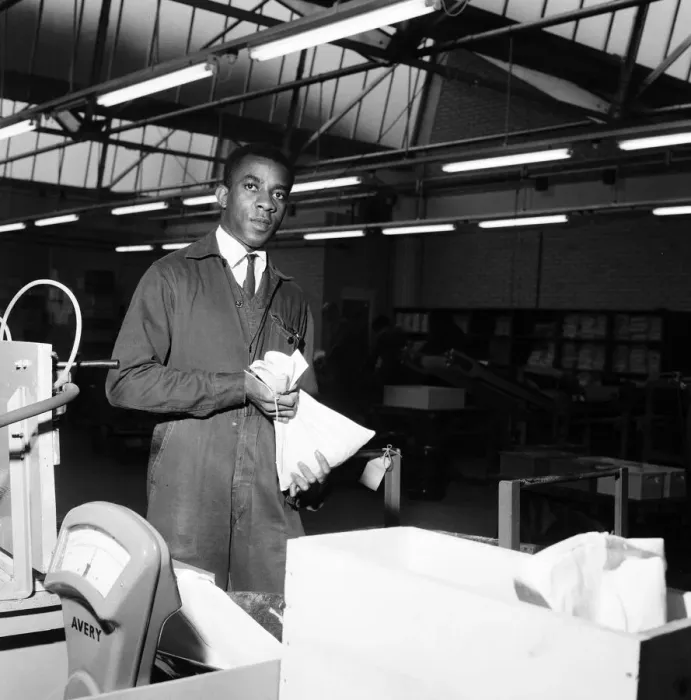 Framed Print : Workers at the Birmingham Mint, Birmingham, West Midlands. October 1967