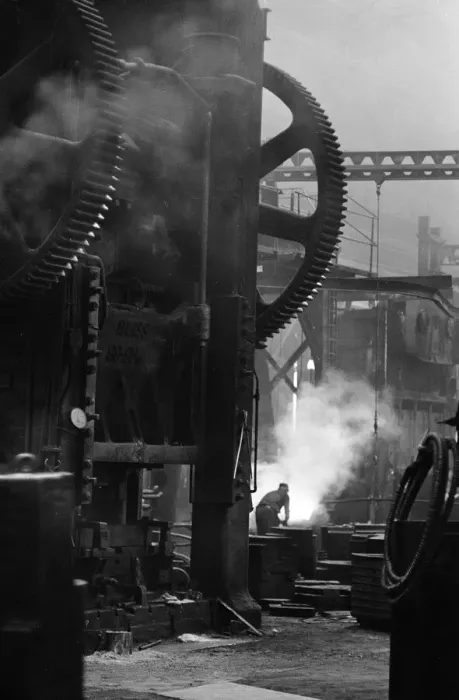 Framed Print : Workers at English Steel Corporation steelworks. 2nd October 1967 Framed Print : Workers at English Steel Corporation steelworks. 2nd October 1967