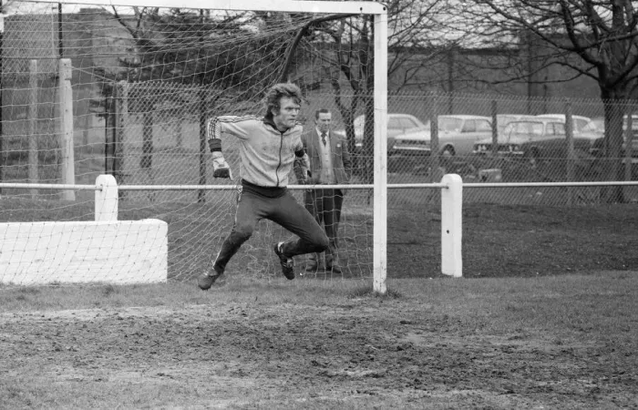 Framed Print : World Champions West Germany, training at Vale Farm Football Ground, Wembley Framed Print : World Champions West Germany, training at Vale Farm Football Ground, Wembley