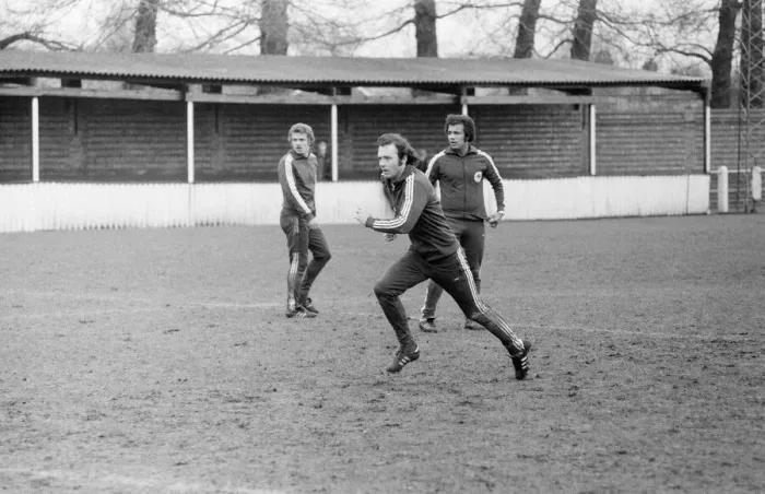 Framed Print : World Champions West Germany, training at Vale Farm Football Ground, Wembley Framed Print : World Champions West Germany, training at Vale Farm Football Ground, Wembley