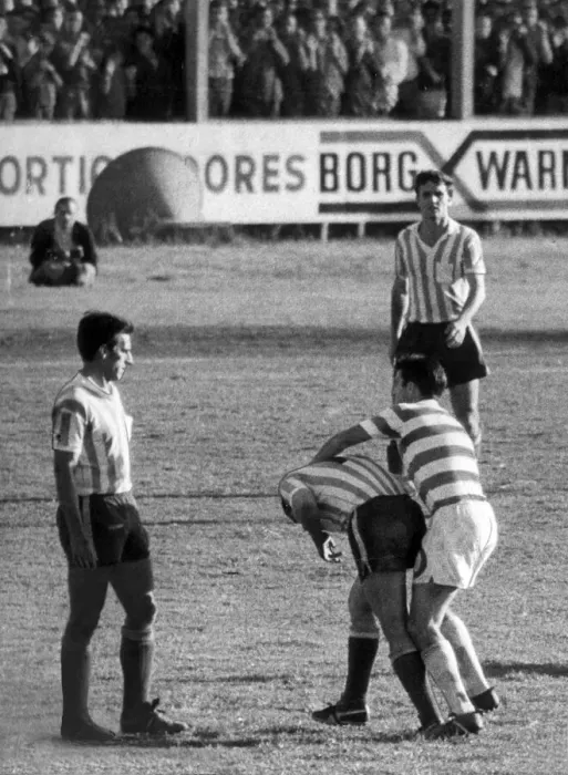 Framed Print : World Club Championship Play Off match at the Estadio Centenario in Montevideo, Uruguay